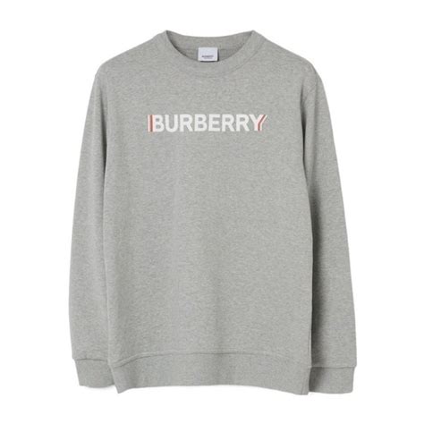 burberry fawson|Burberry Fawson Logo Print Crewneck Sweatshirt Black Men's.